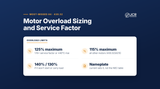 Motor overload sizing and service factor, NEC 430.32 - JCR Productions