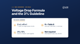 Voltage drop calculation with NEC 3% and 5% guidance - JCR Productions