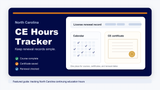 How to track my CEU hours in North Carolina