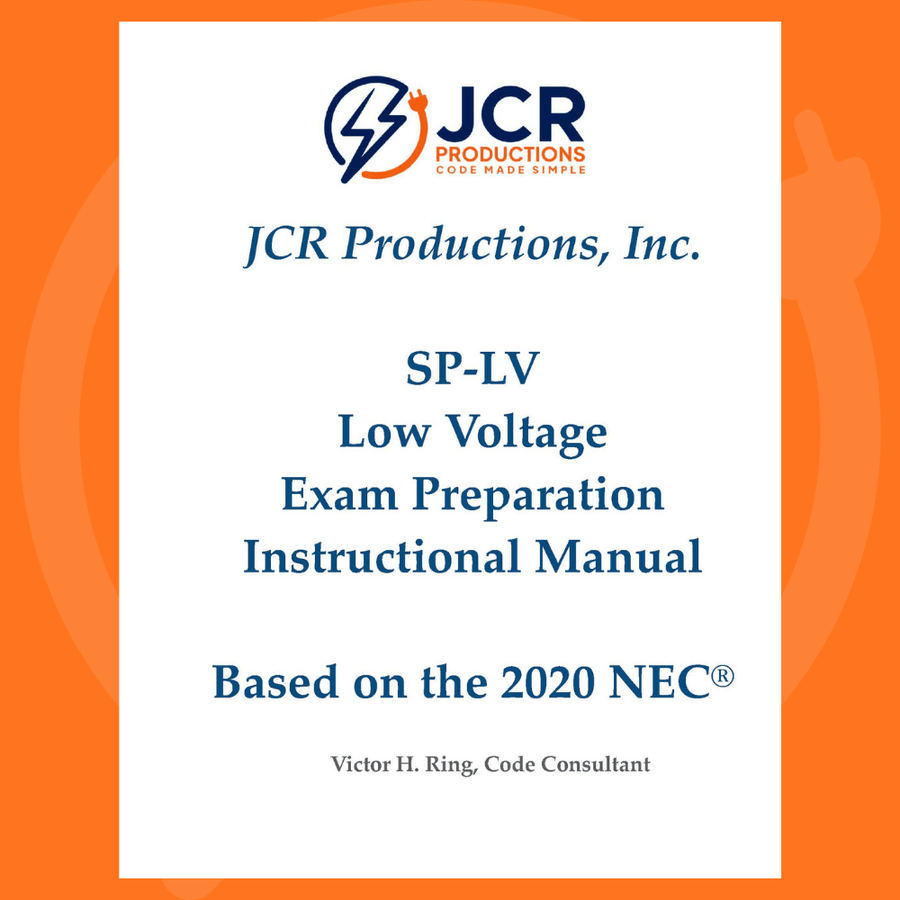 JCR Low-Voltage Electrical exam preparation manual