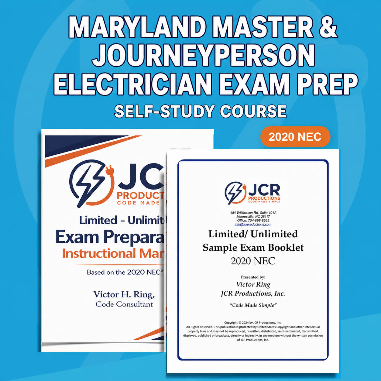 Maryland Master & Journeyperson Electrician Exam Prep - Self-Study (2020 NEC)